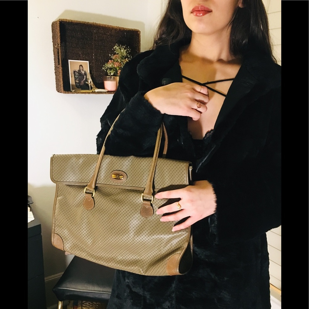 Vintage Paolo Gucci envelope tote bag